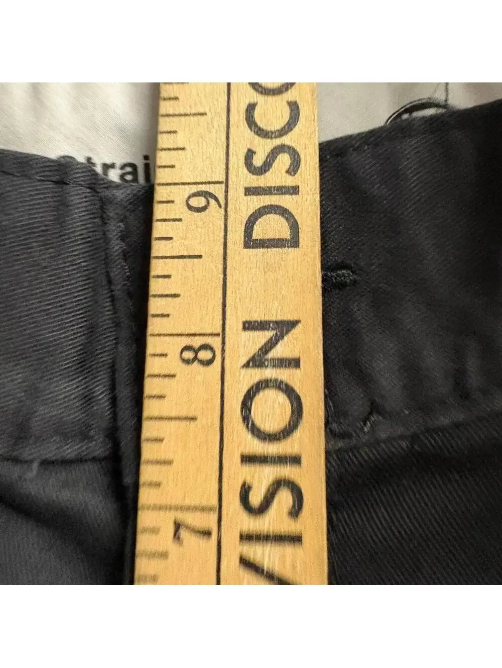 Dickies Skinny Straight Double Knee Pants Mens 31x30 Black Workwear WP811BK